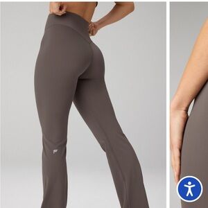 Fabletics Grey PureLuxe High-Waisted TLC Kick Flare Leggings